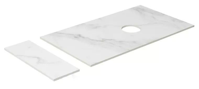 Мебельная столешница Aquanet Nova Lite LOFT 90 столешница керамогранит AB01 мрамор правая 9033₽