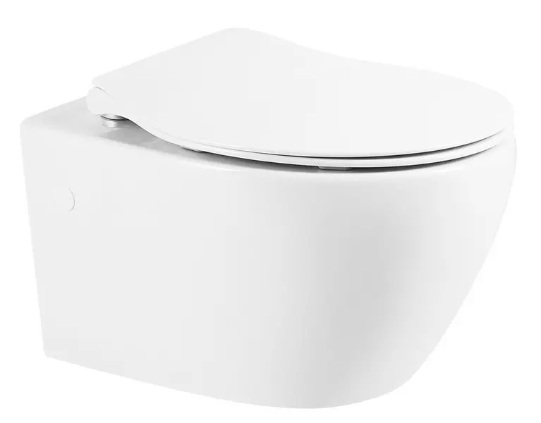 

Подвесной унитаз безободковый «Belbagno» Prospero BB507B белый (BB2020SC) с сиденьем дюропласт с микролифтом