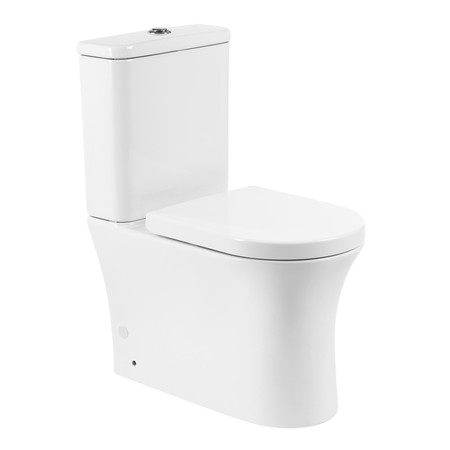 

Унитаз компакт безободковый «Belbagno» Ancona BB1224CPR-P/BB1224T белый (BB865SC) с сиденьем дюропласт с микролифтом