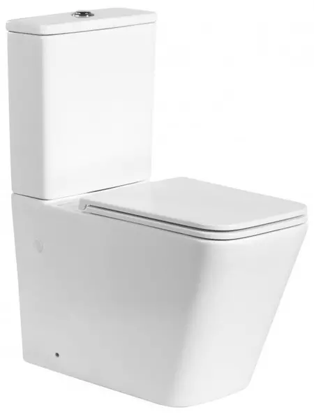 

Унитаз компакт безободковый «Belbagno» Ardente-R BB02093CPR/BB02093T белый ( BB2312SC) с сиденьем дюропласт с микролифтом