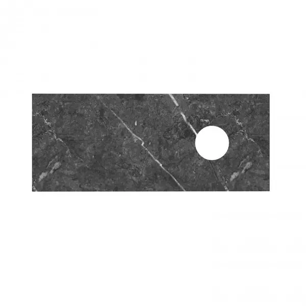 

Мебельная столешница «Runo» Каппа 120 на тумбы Лира/Орион 60 (Caspia 60 Oval/ Square) МДФ чёрный мрамор