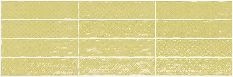 

Настенный декор «El Barco» Music Glossy 30x7,5 lemon