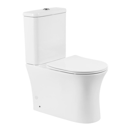 

Унитаз компакт безободковый «Belbagno» Ancona BB1224CPR-P/BB1224T белый (BB070SC) с сиденьем дюропласт с микролифтом