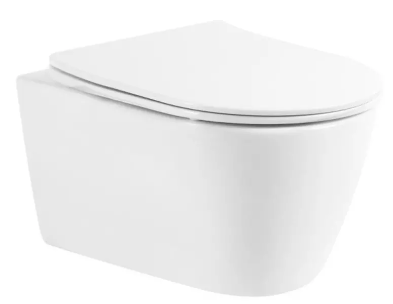 

Подвесной унитаз безободковый «Belbagno» Marino BB105CHR белый (BB070SC) с сиденьем дюропласт с микролифтом