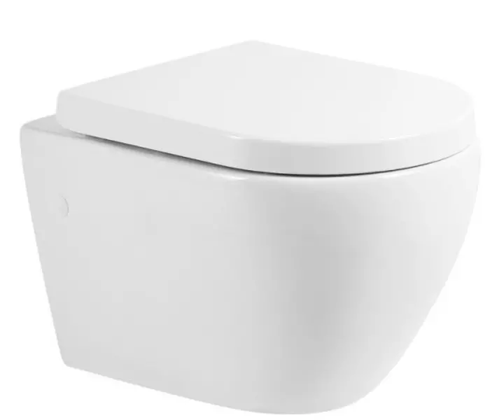 

Подвесной унитаз безободковый «Belbagno» Sfera-R BB513CH белый (BB105SC) с сиденьем дюропласт с микролифтом