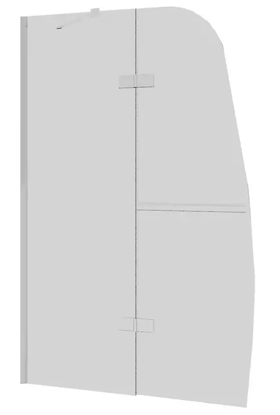 

Шторка на ванну стеклянная «Grossman» GR-102/1 100/150 прозрачная/хром универсальная