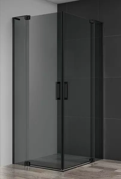 

Душевой угол-ограждение «Cezares» SLIDER-AH-2-70/80-90/100-GRIGIO-NERO 100/80 тонированный/чёрный прямоугольный без поддона универсальный