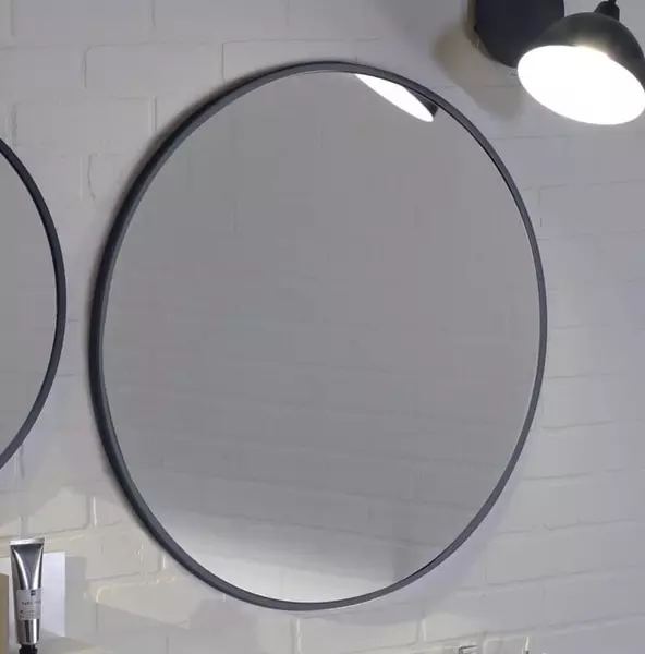 Зеркало Jacob Delafon Odeon Rive Gauche EB1177-S14 7070 без света чёрный сатин лак 70867₽