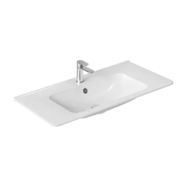 

Раковина «Vincea» 100/47 VCB-2VP100W литьевой мрамор белая