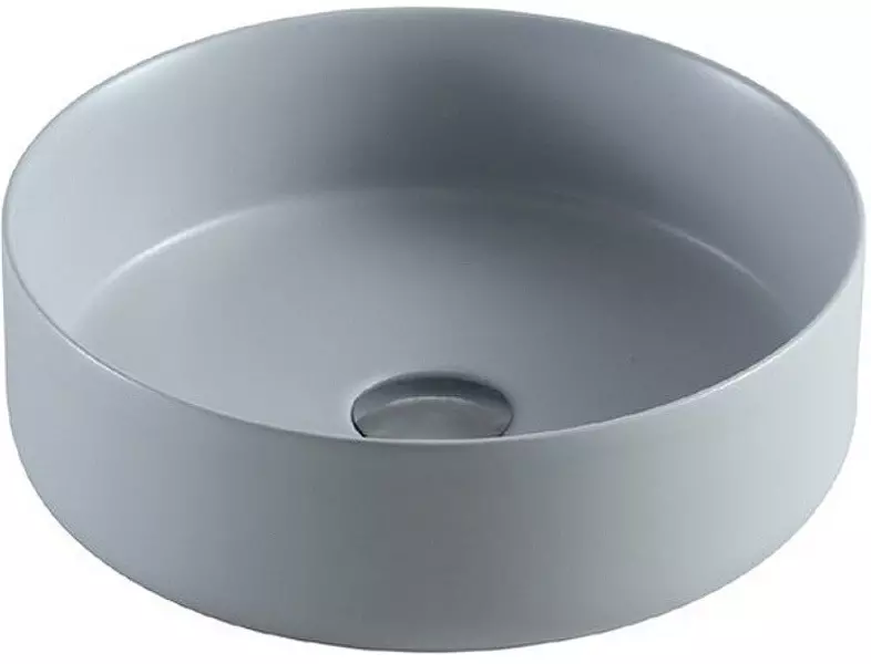 

Раковина «Azario» 35/35 AZ-3134-MFG фарфоровая светло-серая матовая