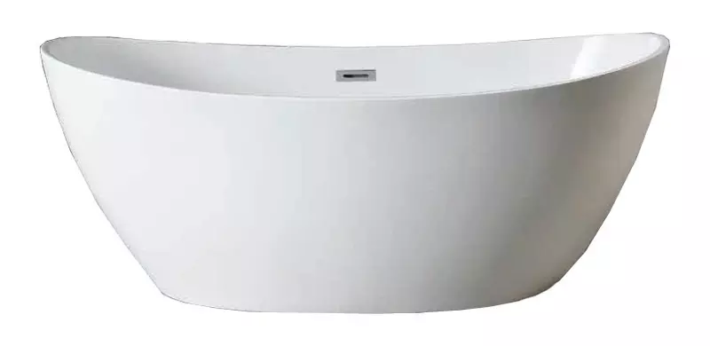 Ванна акриловая «Azario» Glasgow 166/78 с каркасом с сифоном белая