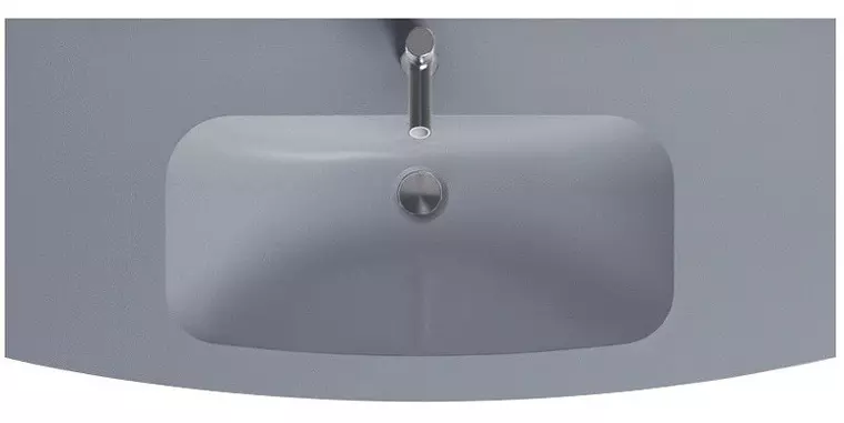 

Раковина «Jacob Delafon» Nona 100/47 EB1885RU-DE4 стеклянная матовый серый