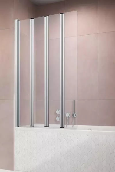 

Шторка на ванну стеклянная «Radaway» Eos PNW4 86/150 прозрачная/хром универсальная