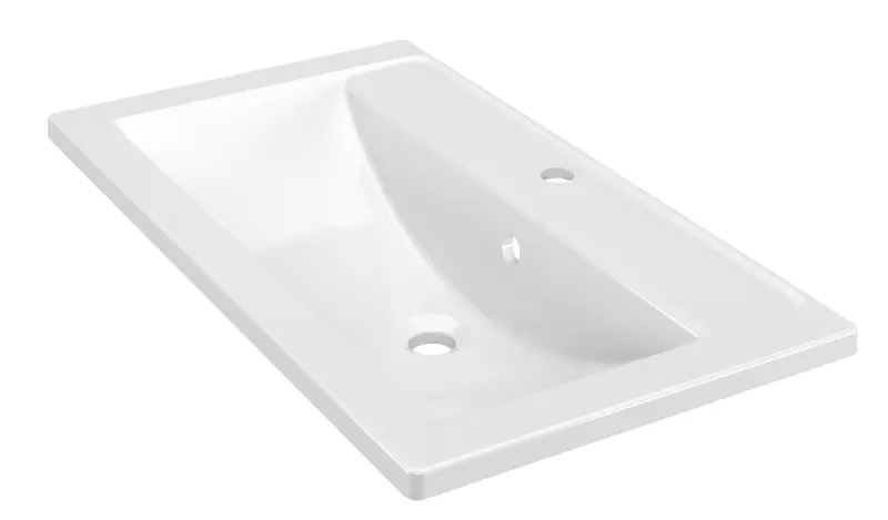 Раковина «Paola» Mario 80 литьевой мрамор белая