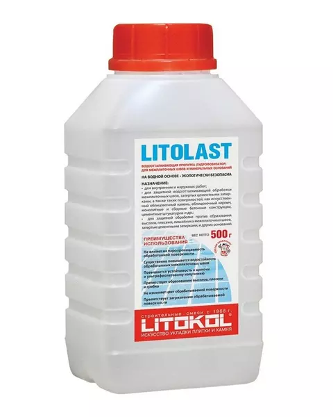 

Водоотталкивающая пропитка для швов «Litokol» LitoLast 0,5 кг
