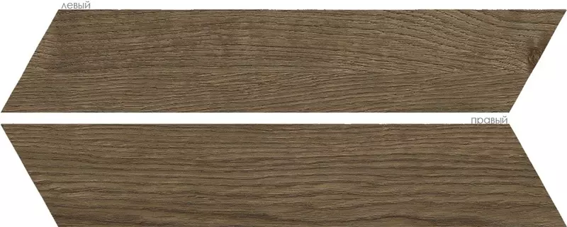 

Напольная плитка «Bestile (Оset)» Elegance Chev Matt. 40x8 (левая+правая) teka