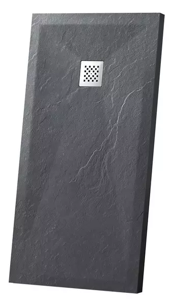 Душевой поддон Vincea VST-4SR9012A 12090 низкий из литьевого мрамора прямоугольный антрацит без сифона 27850₽