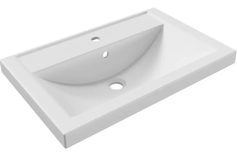 

Раковина «Marka One» Comfort 70/45 Polytitan белая