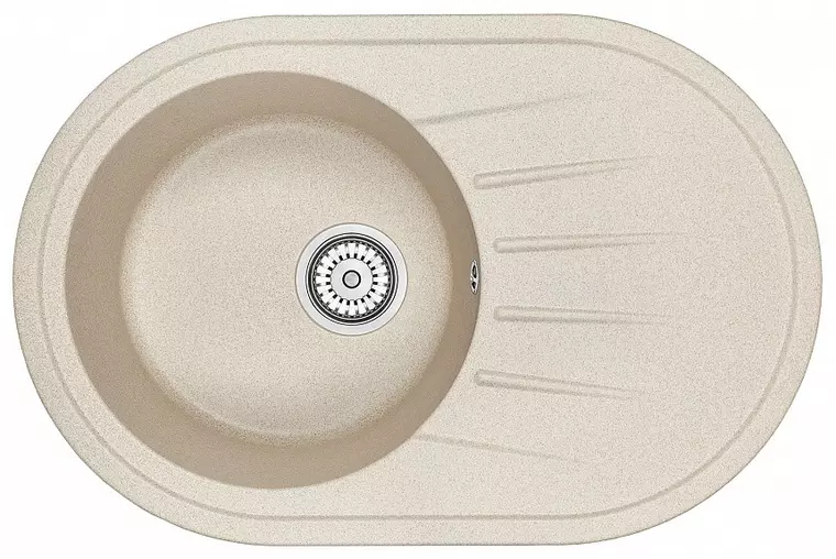 

Мойка для кухни «Granula» Standart ST-7601 76/50 искусственный камень бежевая