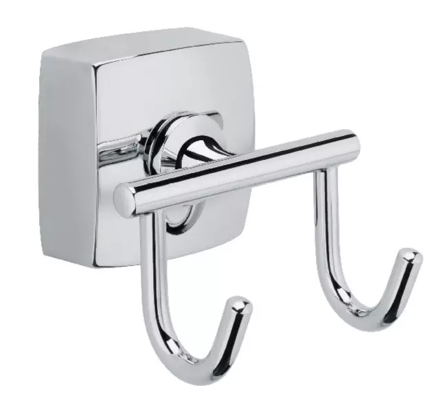 

Двойной крючок «Fixsen» Kvadro FX-61305B на стену хром