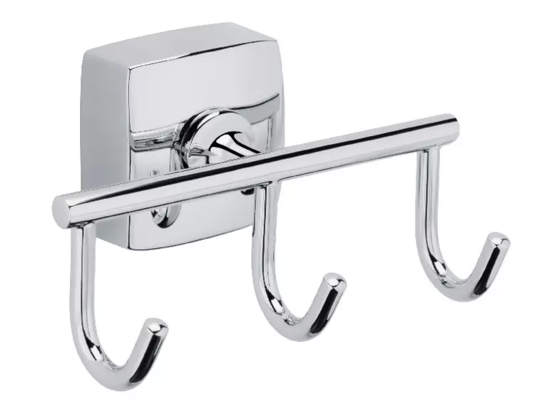 

Тройной крючок «Fixsen» Kvadro FX-61305C на стену хром