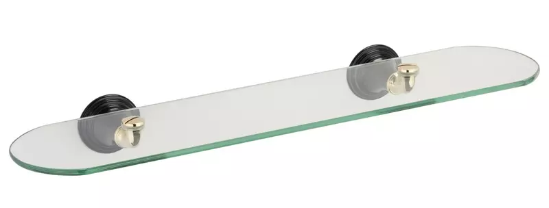 

Полка в ванну «Fixsen» Luksor FX-71603B на стену чёрная/золото