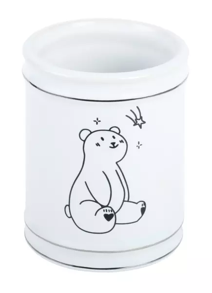 

Стакан для зубных щёток «Fixsen» Teddy FX-600-3 на стол белый/рисунок