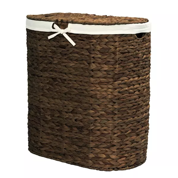 

Корзина для белья «WasserKRAFT» Dill WB-611-L 87 л тёмно-коричневая