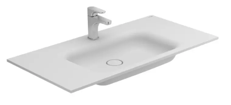 

Раковина «Sanitana» Velvet 90/46 S20203511700000 искусственный камень белая