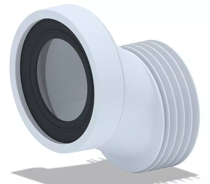 Манжета эксцентрическая для унитаза «АНИпласт» W0420 жесткая