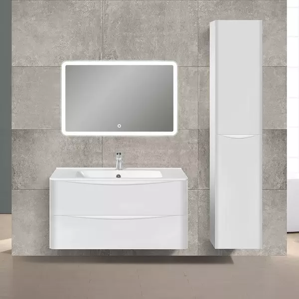 

Мебель для ванной подвесная «Vincea» Paola 100 G.White раковина белая