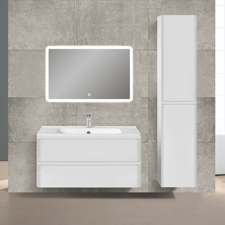 Мебель для ванной подвесная «Vincea» Vico 100 G.White раковина белая