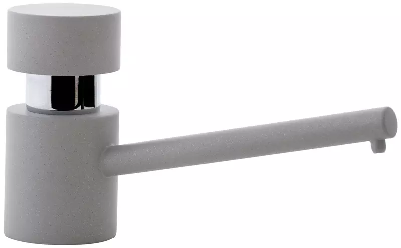 Встраиваемый дозатор для моющего средства «Ewigstein» Большой 0036 встраиваемый серый металлик