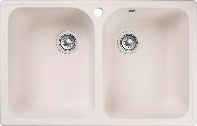 

Мойка для кухни «GranFest» Quarz GF-Z15 74/48 искусственный камень белая