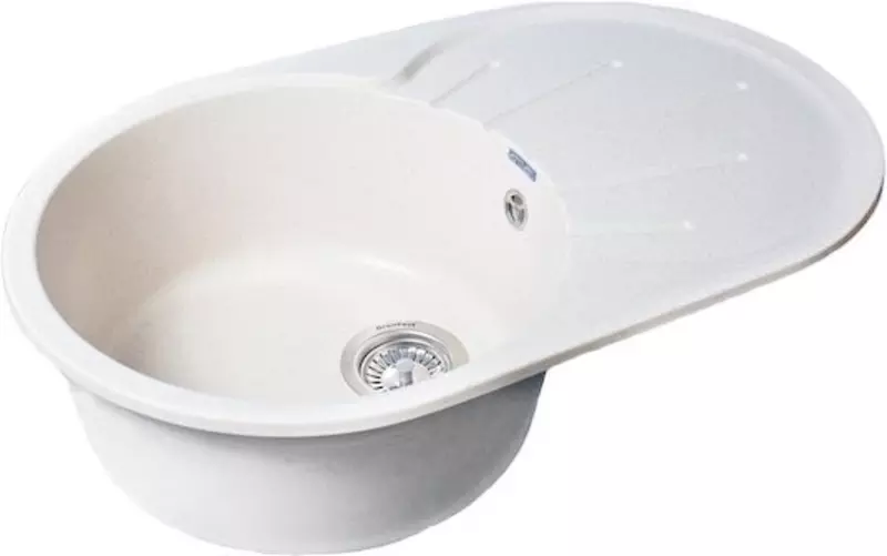 

Мойка для кухни «GranFest» Rondo GF-R750L 75/46 искусственный камень иней