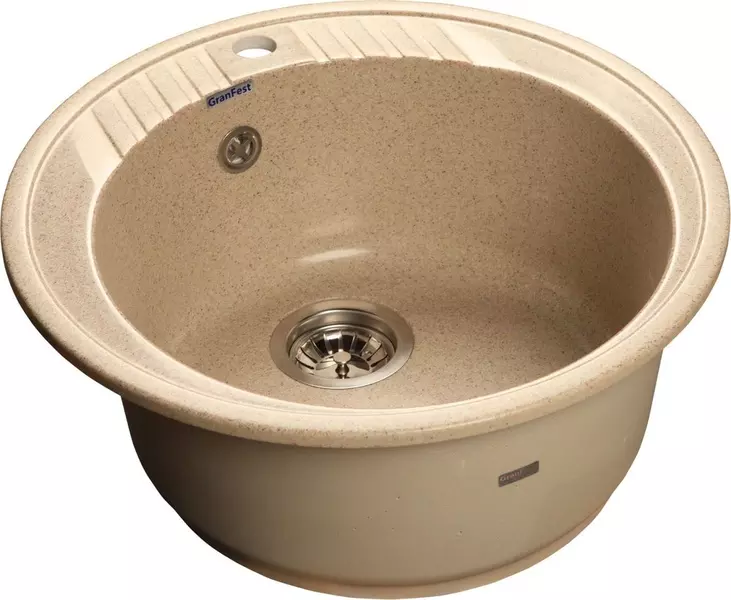 

Мойка для кухни «GranFest» Rondo GF-R520 52/52 искусственный камень песок