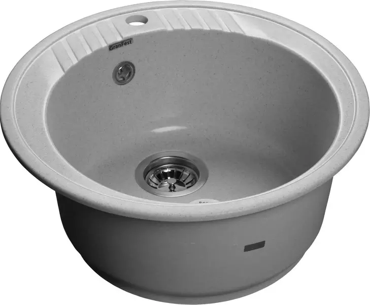 

Мойка для кухни «GranFest» Rondo GF-R520 52/52 искусственный камень серая