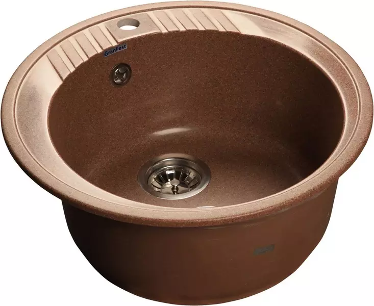 

Мойка для кухни «GranFest» Rondo GF-R520 52/52 искусственный камень терракот