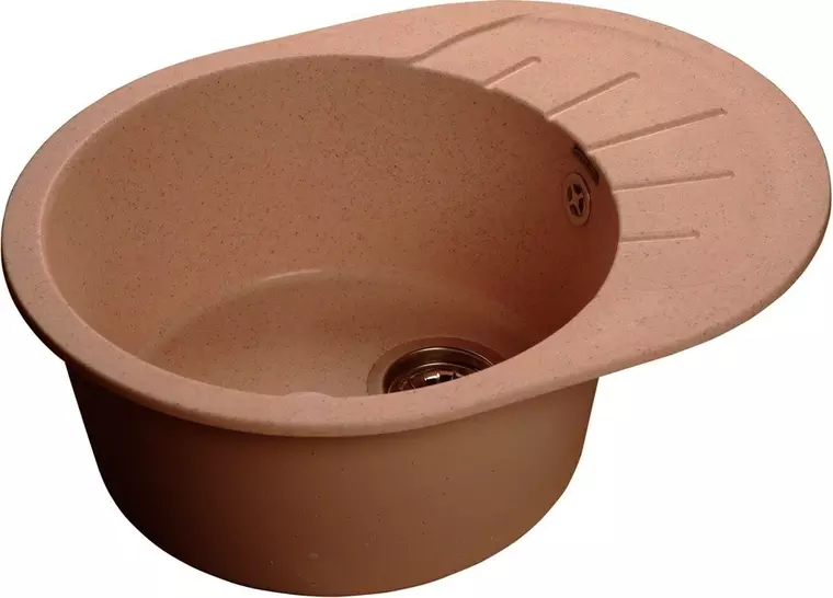 

Мойка для кухни «GranFest» Rondo GF-R580L 58/45 искусственный камень терракот