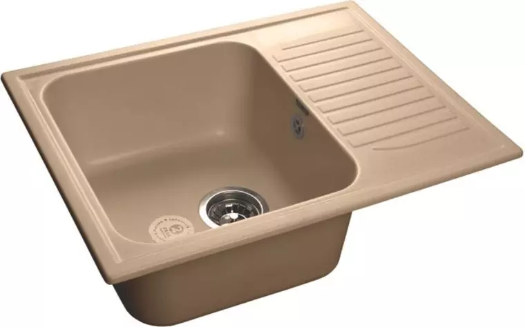 

Мойка для кухни «GranFest» Standart GF-S645L 65/50 искусственный камень топаз
