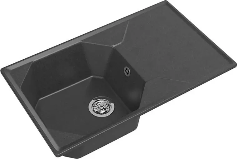 

Мойка для кухни «GranFest» Unique GF-U-840L 84/50 искусственный камень графит