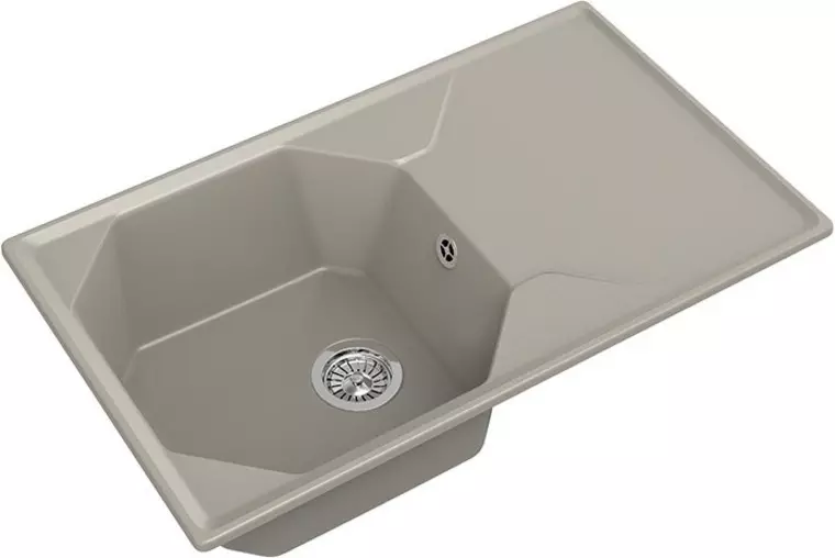 

Мойка для кухни «GranFest» Unique GF-U-840L 84/50 искусственный камень топаз