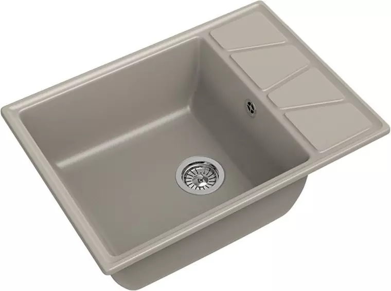 

Мойка для кухни «GranFest» Vertex GF-V-680L 68/50 искусственный камень топаз