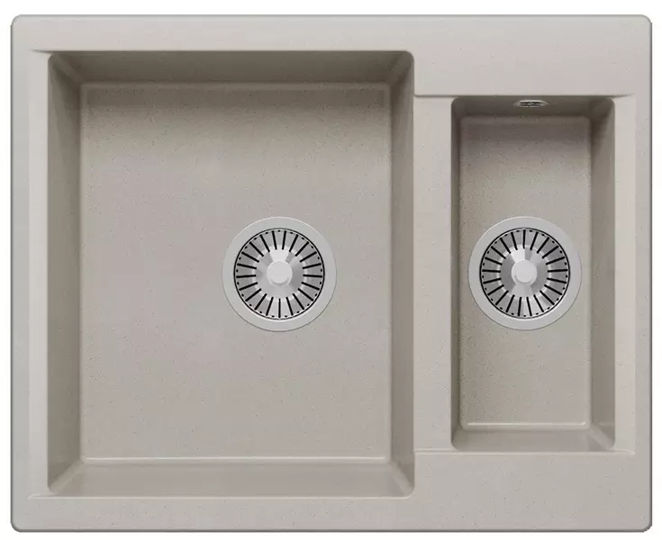 

Мойка для кухни «Polygran» Brig-620 62/50 №14 искусственный камень серая