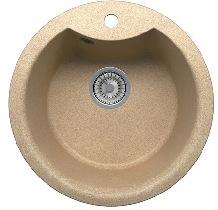 

Мойка для кухни «Tolero» Classic R-108E №101 51 искусственный камень бежевая