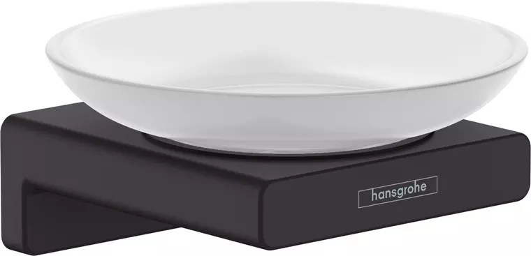 

Мыльница «Hansgrohe» AddStoris 41746670 на стену чёрная матовая