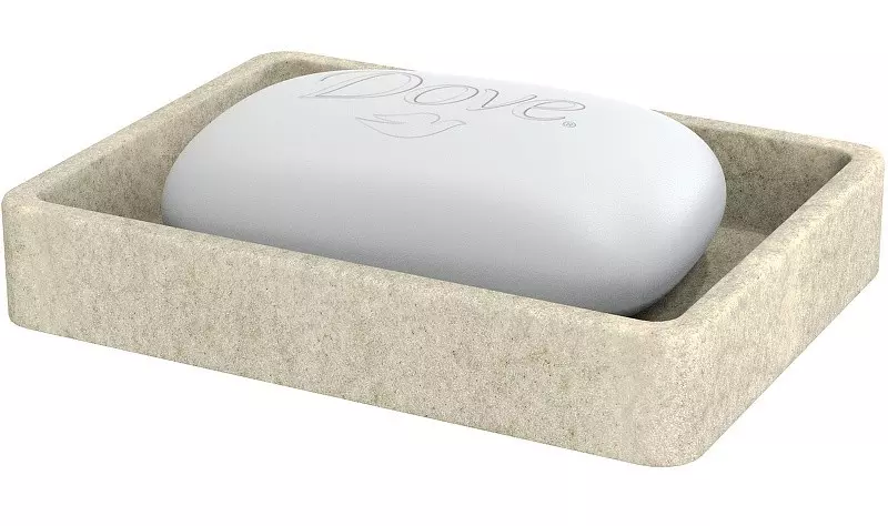 

Мыльница «Fora» Stone Natural FOR-STN036NAT на стол бежевая