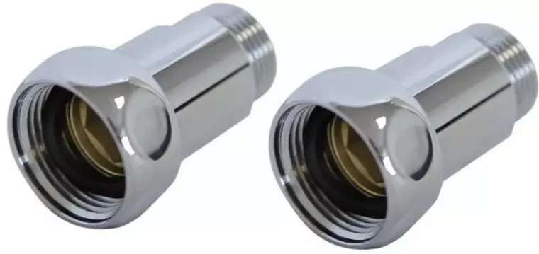 

Прямое соединение «Luxon» LUX-731SCH1004 1"х1/2" гайка/штуцер 2 шт. хром