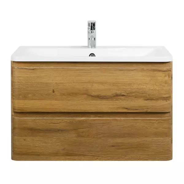 

Тумба с раковиной «Belbagno» Albano 80 (BB800/455-LV-MR-ALR) подвесная Rovere Rustico