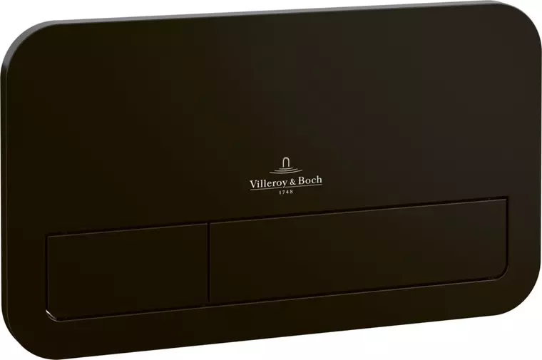 Кнопка смыва «Villeroy & Boch» ViConnect 922490AN пластик черная матовая